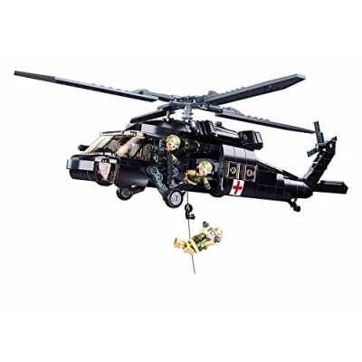 Image de Sluban M38 B1012 ModelBricks UH 60 Black Hawk 692 pièces