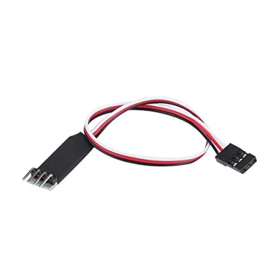 Image de 190mm câble d&#039;extension de système commutateur d&#039;éclairage pour voiture modèle RC Flash LED 3CH