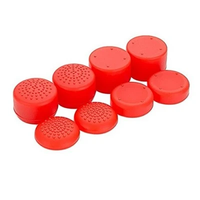 Image de Lot de 8 Capuchons Manette Analogique Joystick Surélevés Antidérapants pour PS4, PS3, Switch Pro, Xbox One, 360, Wii U, PS2