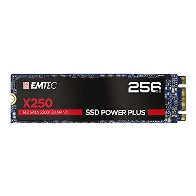 Image de Emtec ECSSD256GX250 Disque SSDInterne 2.5&#039;&#039; SATA Collection X250 Power Plus 3D NAND 256 GB