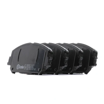 Image de BREMBO P 68 071 Jeu de plaquettes frein contact signal d&#039;usure exclu avec vis d&#039;étrier frein, tôle anti bruit sans accessoires
