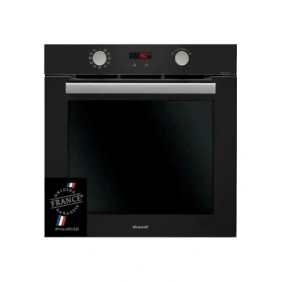 Image de Four encastrable pyrolyse BRANDT BXP5559B Noir Multifonction Porte froide 67l Fonctions vapeur