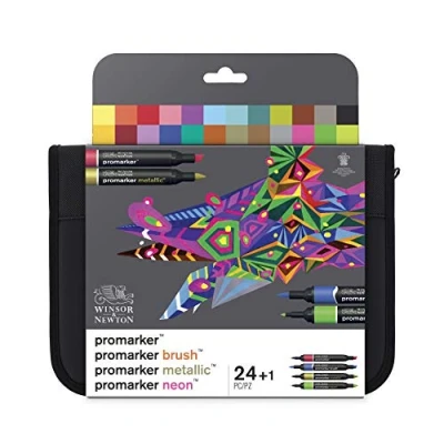Image de Winsor &amp; Newton Promarker Trousse X24 Assortis