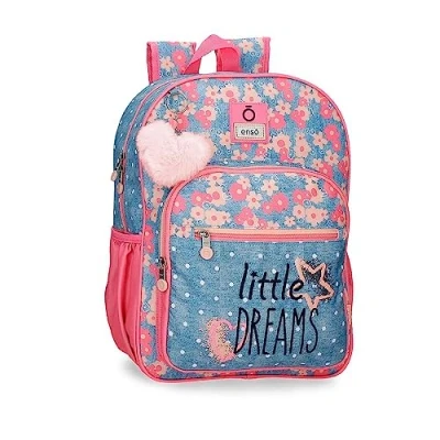 Image de Enso Little Dreams Sac à dos scolaire avec trolley adaptable rose 30x38x12 cms polyester 13,68L...