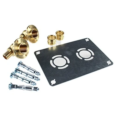 Image de Watts raccord à Glissement Sortie de cloison ROBIFIX (EVIER / LAVABO) entraxe 60mm PER Ø16 Femelle 1/2&quot; (15/21)