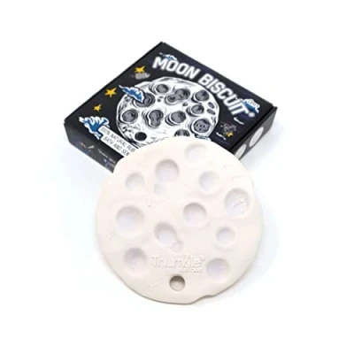 Image de Moon Biscuit Jouet pour bébé en caoutchouc naturel la dentition, le bain et jeu sensoriel