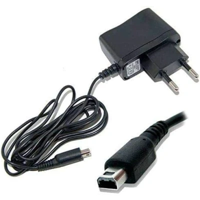 Image de Chargeur USB Compatible avec Les Consoles 3DS/3DS XL/2DS/2DS XL/DSi/DSi XL/New 3DS Alimentation Adaptateur Secteur Couleur Noir