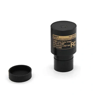Image de Swift 5.0 Megapixel Appareil photo numérique pour microscopes, monture oculaire, connexion USB 2.0, photographie couleur et vidéo, compatible Windows Mac