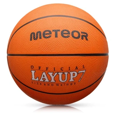 Image de meteor® Layup Mini Ballon de Basketball pour Enfant Taille #5 Idéal Les Mains des Enfants 4 à 8 Ans la Formation Souple avec Surface adhérente (Taille 7 (Homme),