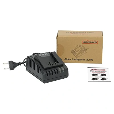 Image de Dino KRAFTPAKET Chargeur 2,5 A pour Batterie Lithium ION 18 V 2 Ah Compatible avec Le système de