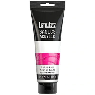 Image de Liquitex Additif Acrylique Basics Gel Médium Brillant Tube 250ml