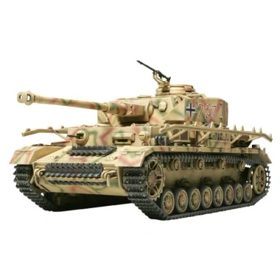 Image de TAMIYA 32518 1:48 DT. Panzerkampfw.IV AUSF.J kit de modélisme, Plastique, Bricolage, Loisirs, Collage, Construction en Non Peint, Multicolore
