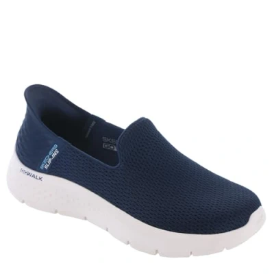 Image de Skechers Femme Go Walk Flex Basket, Bleu Marine, 38.5 EU Large