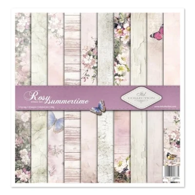 Image de ITD Collection Emballage Scrapbooking 12 x pouces, Papier Scrapbooking, Décor, Carton 310 320 mm (SLS 007 Rosy Summertime) HS code 48025890