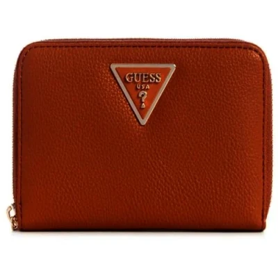 Image de Guess Laurel Logodreieck Portefeuille, Femme, Taille: One Size, Braun