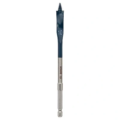 Image de Bosch Professional 1x Mèche plate Self Cut Speed (Bois, avec queue six pans 1/4&quot; Ø 10 mm Longueur 152 mm, Accessoire Perceuse à percussion)