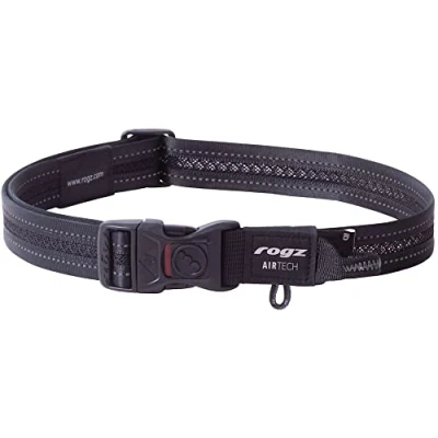 Image de Rogz Airtech Collier classique pour chien Noir ciel nocturne Taille XL