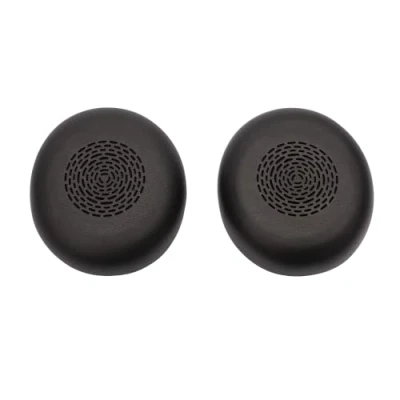 Image de Jabra Evolve2 75 Coussinets d&#039;oreille Paire de rechange mousse double densité pour micro casque stéréo (Noir) Embouts souples Noir