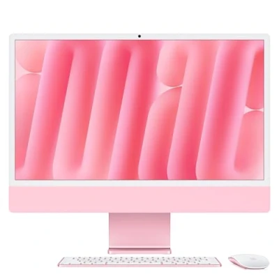 Image de iMac M4 24&#039; (2024) 256 Go SSD 16 RAM 8 cœurs Apple GPU Mac OS Sonoma, Rose Neuf