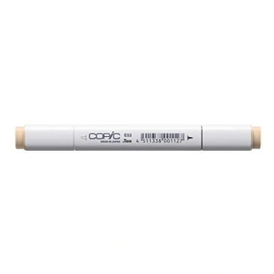 Image de COPIC Classic E53, Raw Silk, Twin Marker avec une pointe moyenne et fine