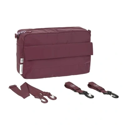 Image de Lässig Bébé Organisateur de poussette Sac à bandoulière pour avec fixation poussette/Casual Buggy Organizer deep red