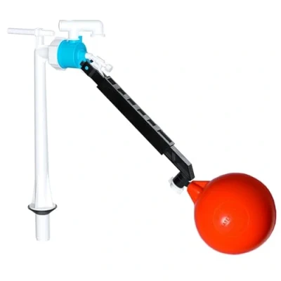 Image de SPARES2GO Valve d&#039;entrée inférieure de 1,27 cm pour réservoir toilettes droite Kit flotteur boule 11,4