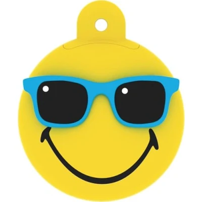 Image de Emtec ECMMD16GSW108 Clé USB 2.0 Série Licence Collection Smiley World Jaune 16 Go Mr Hawaii Figurine Matière Gomme Souple