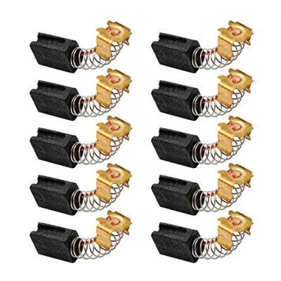 Image de Lot de 10 balais charbon rechange pour meuleuse d&#039;angle électrique (modèle CB419)