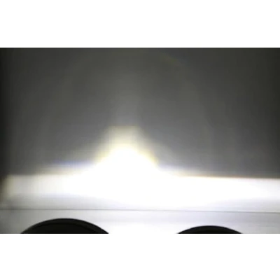 Image de SHIN YO LED phare TWIN, noir, montage latéral (Black)
