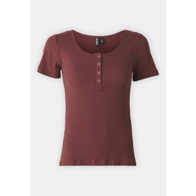 Image de Pieces Pckitte Tshirt basique, Femme, Taille: XS, Apple butter