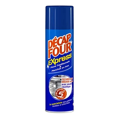 Image de Décap&#039;Four Express Aérosol (400mL) Nettoyant Four Ultra Dégraissant Formule Avec Soude Caustique