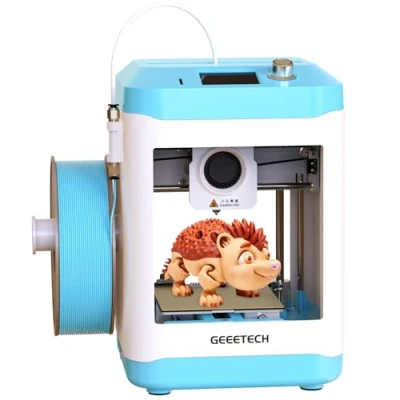 Image de GEEETECH M1 Mini imprimante 3D, 3D à extrudeuse entraînement Direct 250 mm/s pour débutants avec écran Couleur, Trois Ventilateurs de Refroidissement, détection Rupture Filament