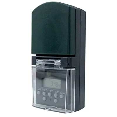 Image de Electraline 58109 Programmeur numérique hebdomadaire d&#039;extérieur Vert