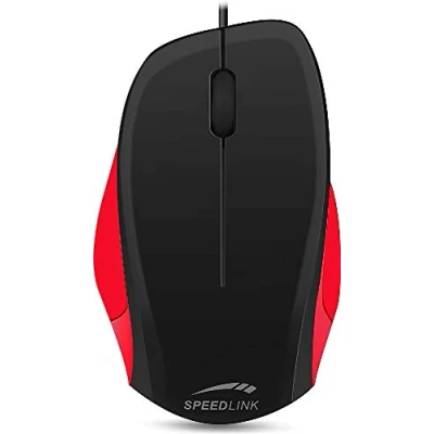 Image de SPEEDLINK LEDGY Souris pour droitiers optique 3 boutons filaire USB noir, rouge
