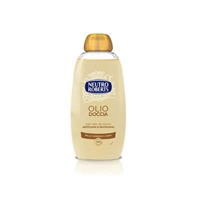 Image de Neutro Roberts huile de douche avec coco, Idéal pour les poils délicats, Formule Adoucissante et protection une peau douce saine, nettoyée hydroxyde non Unge, flacon 250 ml