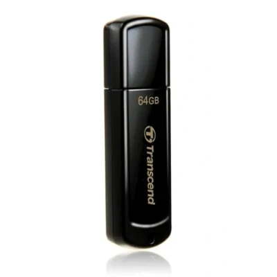 Image de Transcend JetFlash 350 lecteur USB flash 64 Go Type A 2.0 Noir Neuf
