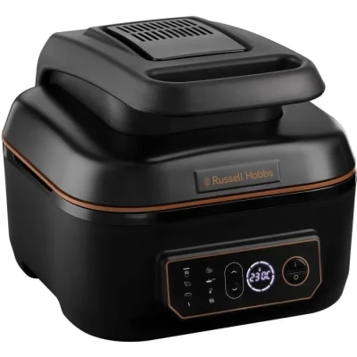 Image de Russell Hobbs Air Fryer XL 5,5l [Multicuiseur: frit, cuit, rôti, grille] Friteuse sans huile &amp; Gril (7 programmes, Convient au lave vaiselle, Contrôle température, 260) SatisFry 26520 56