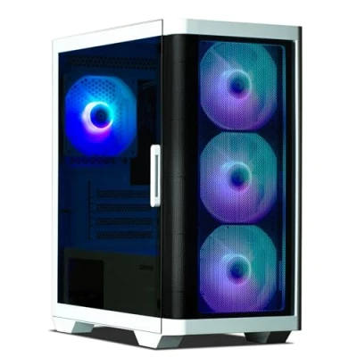 Image de Zalman M4 WHITE unité centrale Mini Tower Noir, Blanc Neuf