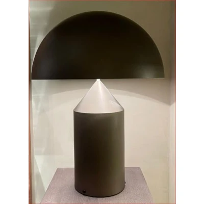 Image de Oluce Atollo 233 Lampe de table en bronze 2 x 100 W E27 Dimmable par Vico Magistretti