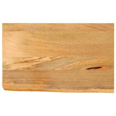 Image de vidaXL Dessus de Table Bord Vivant 50x40x2,5 cm Bois manguier Brut, en Bois, d&#039;appoint, à Vif