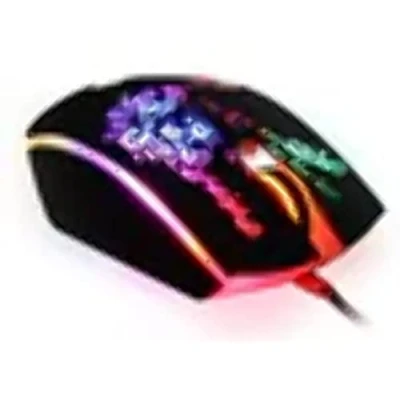 Image de A4 Tech A60 Bloody Souris USB Optique 4 000 DPI Noire (ambidextre, Optique, USB, DPI, 6666 FPS, Noire)