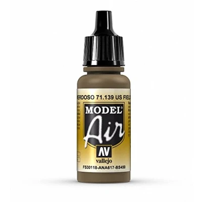 Image de Vallejo Model Air 17 ml Peinture acrylique US Field Drab
