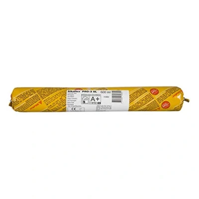 Image de Sikaflex PRO 3 SL, Mastic autonivelant pour joint de sol, 600ml, Gris béton