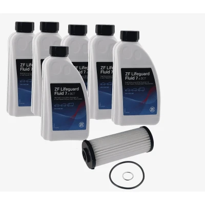 Image de ZF GETRIEBE 5961.308.602 Jeu de pièces, vidange boîte automatique avec huile, contient un kit complet d’huile VOLKSWAGEN: Tiguan I