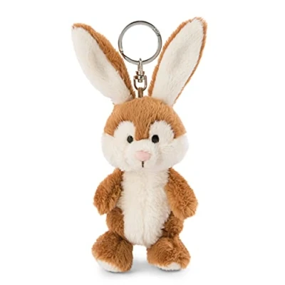 Image de NICI Schlüsselanhänger Hase Poline Bunny 10cm Porte clés Lapin, Uni, 47330, Marron, 10 cm