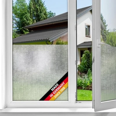 Image de d c fix film fenêtre anti regard électrostatique Lynn opaque adhésif et décoratif brise vue cache pour vitre, vitrage, douche 90 cm x 1,5 m