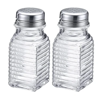 Image de Westmark 63172270 Épandeur universel en acier inoxydable et verre avec perforation universelle dans le couvercle Transparent 75 ml, Porto