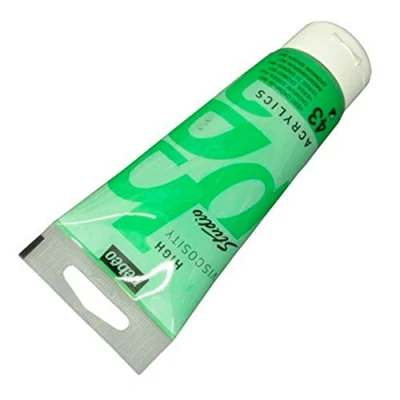 Image de Pébéo 837043 Studio Acrylique Tube Vert Cadmium Imitation 100 ml