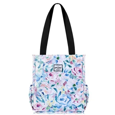 Image de HAWEE Mode Femme Sac à Bandoulière Grande Capacité D&#039;épaule Léger Fourre Tout avec Zip Loisir Provisions Imperméable Main pour Voyage Travail Ecole Vie Quotidienne Camping Plage