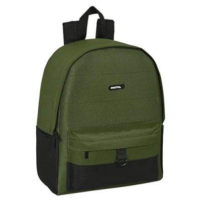 Image de Sac à dos pour ordinateur portable SAFTA Dark Forest 14,1&#039;&#039; Vert kaki/noir Confortable et polyvalent